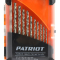 Набор сверл по металлу PATRIOT 13 штук